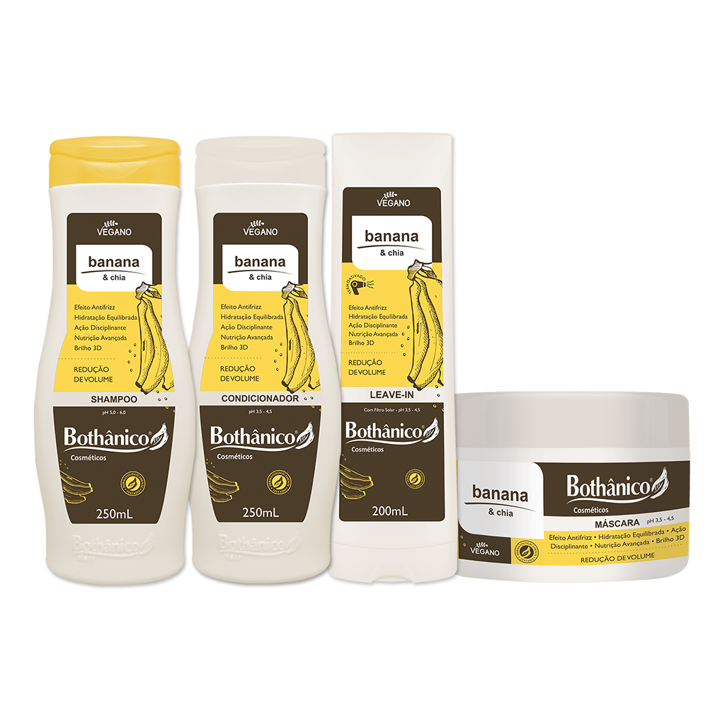 Linha Banana & Chia 250Ml 250G