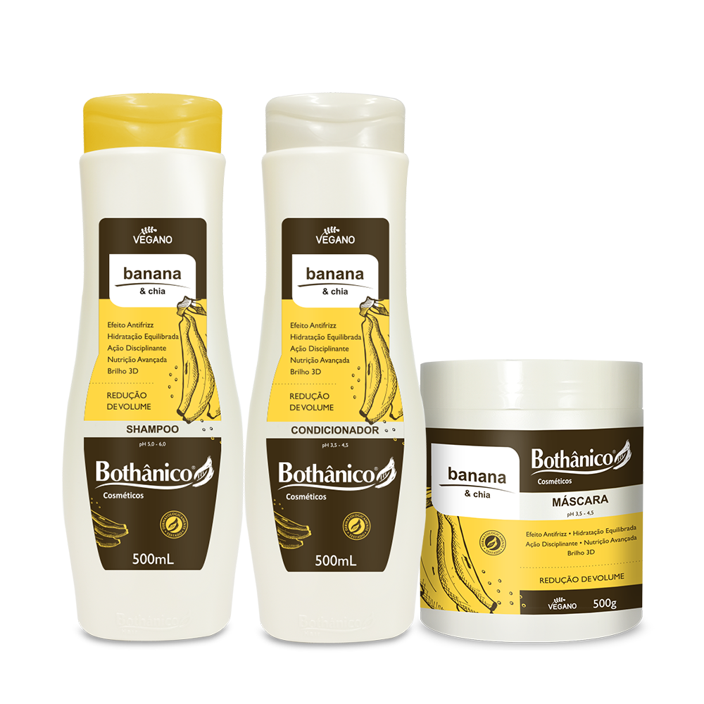 Linha Banana & Chia 500Ml 500G